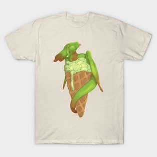 Mint Choc Ice Cream Dragon T-Shirt